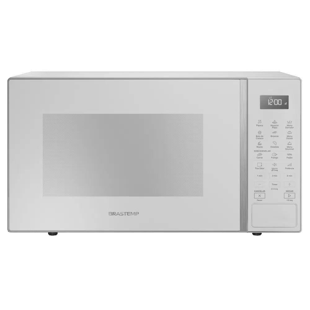 Micro-ondas Brastemp 32 Litros de Alta Capacidade com 18 Receitas Pré-Programadas Branco BMS46AB – 127 Volts - 110V
