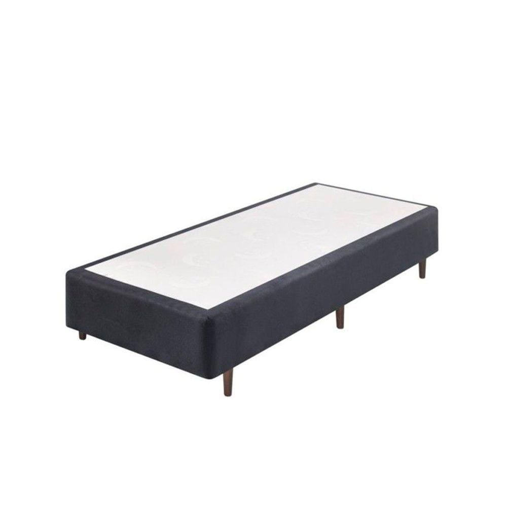 Base Box Somiê Solteiro 79x198x37cm Uni Ecoflex Azul Marinho