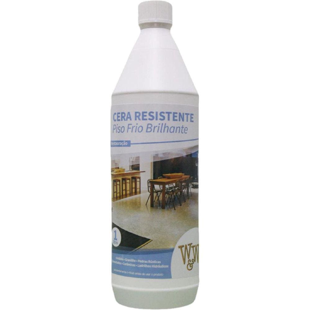 Cera Resistente Brilhante Piso Frio 1 Litro