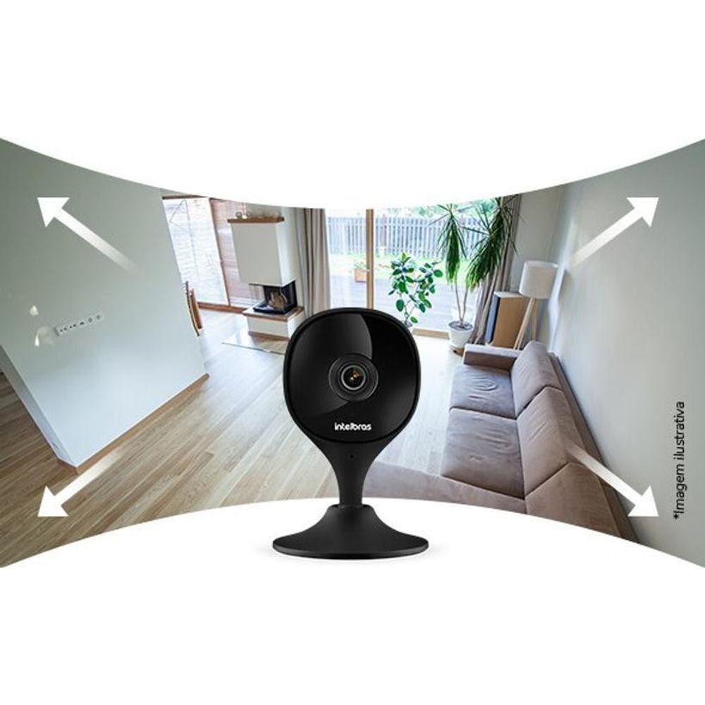 Câmera Interna Wi-Fi Full Hd Imx C Black Intelbras