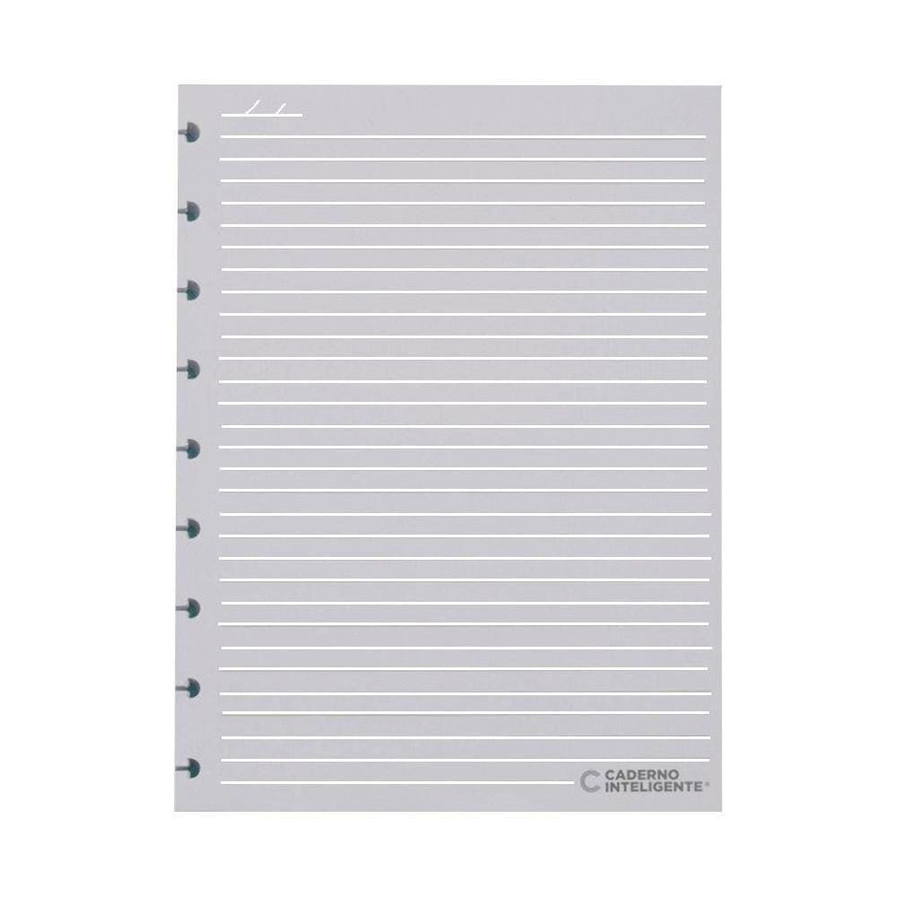 Refil Caderno Inteligente 120G Grande Linhas Brancas Pautado
