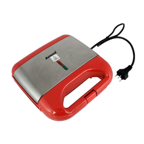 imagem-Sanduicheira E Grill Amvox Ams 500 Red - 220V