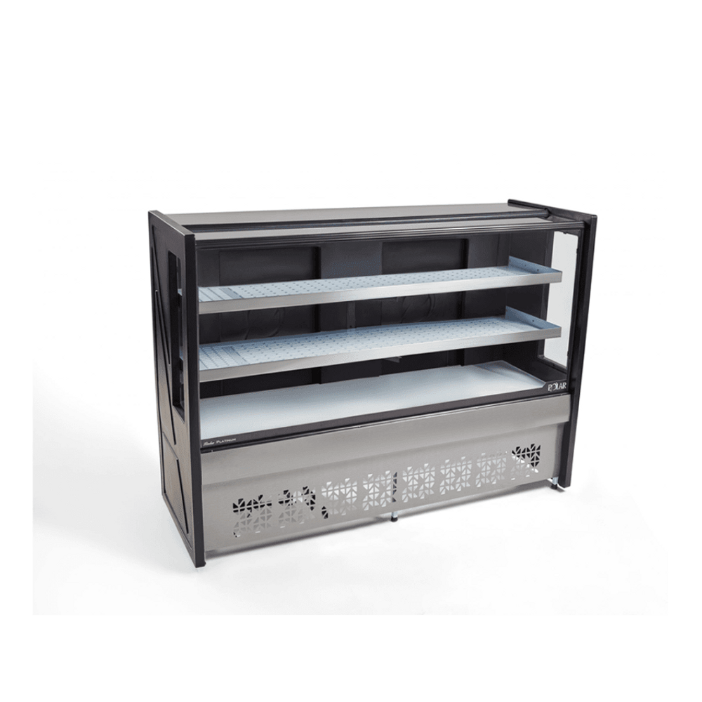 Balcão Refrigerado Polar 2 Placas Frias 1,75M Preto Platinum PBR 127v