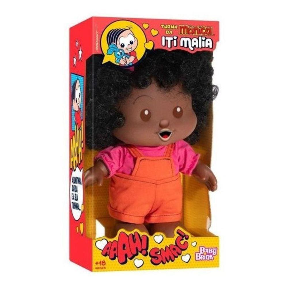 Boneca Milena Iti Malia Turma Da Mônica - 25Cm Baby Brink