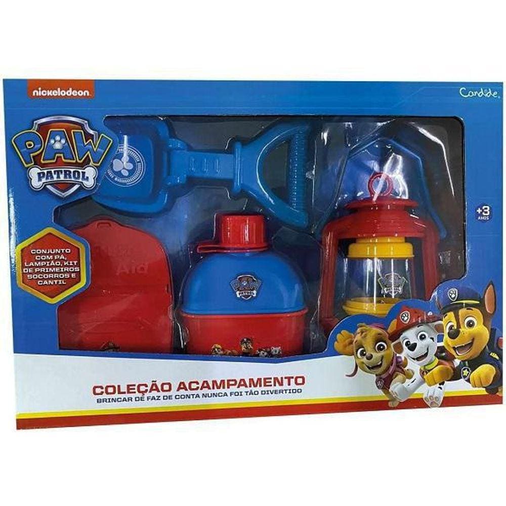 Patrulha Canina Coleçao Acampamento Com Lampiao E Cantil