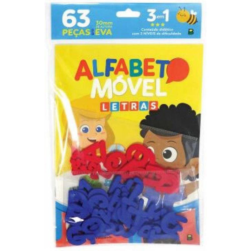 Livro Alfabeto Móvel: Letras
