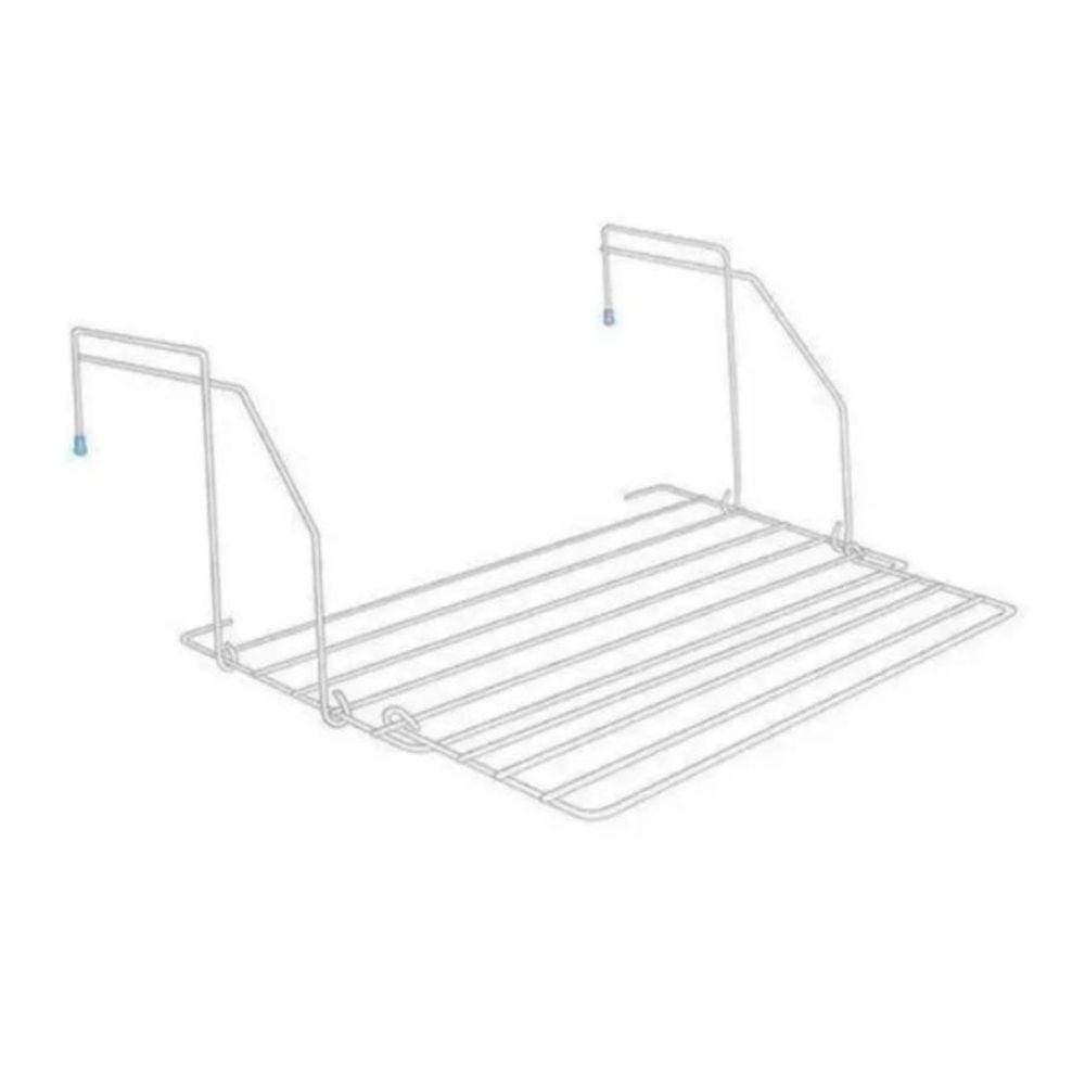 Varal Portátil Dobrável Portas E Janelas Aço 50 Cm Maxeb