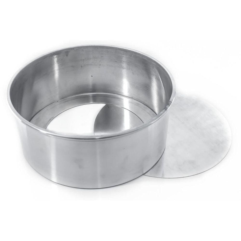 Mini Forma De Bolo Fundo Falso N°9 6 Unidades 9X5 Cm