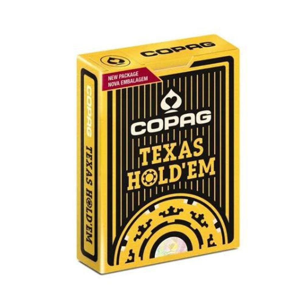 Baralho Copag Texas Holdem Preto