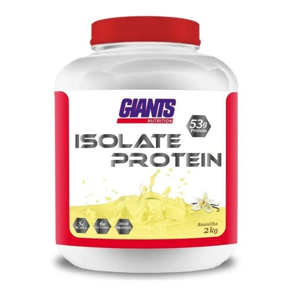 Isolate Protein 2Kg Whey 53G Giants - Baunilha