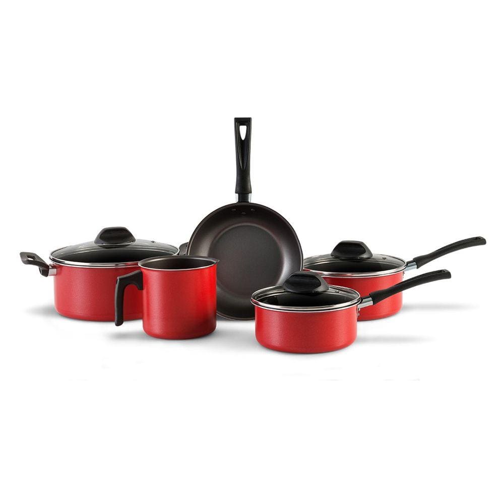 Conjunto de Panelas - Garlic - Vermelho Brinox