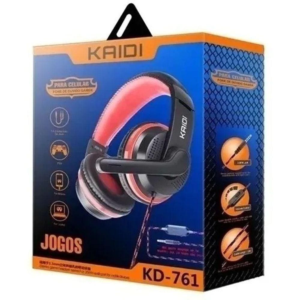 Fone Ouvido Headset Usb Gamer Pc Microfone Xbox Ps3 Notebook
