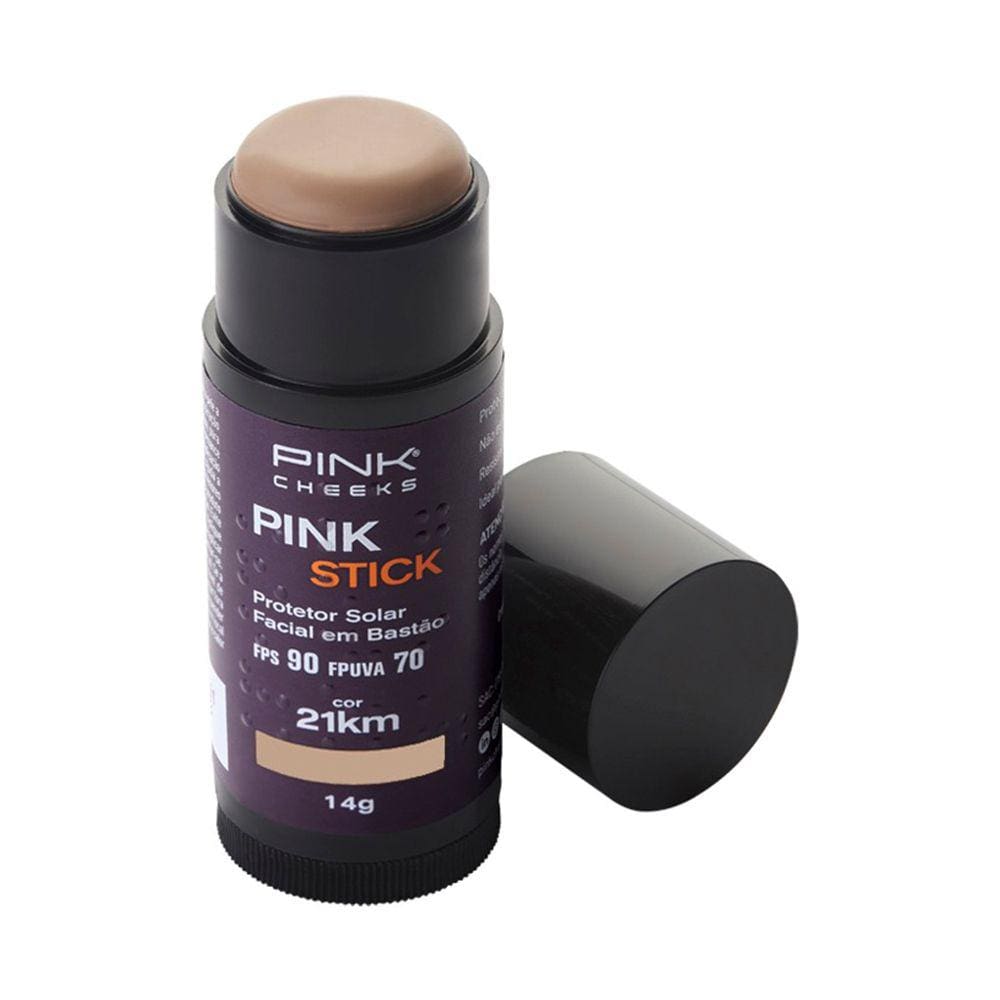 Protetor Solar Facial Pink Stick FPS90 Pink Cheeks 14g