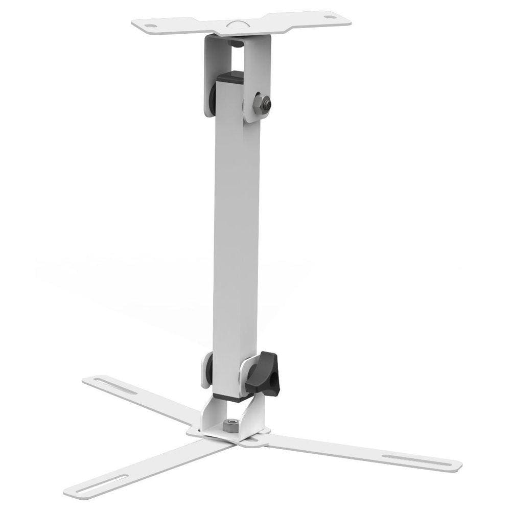 Suporte Projetor Teto Parede Braço Extensor 20 Cm - Prata