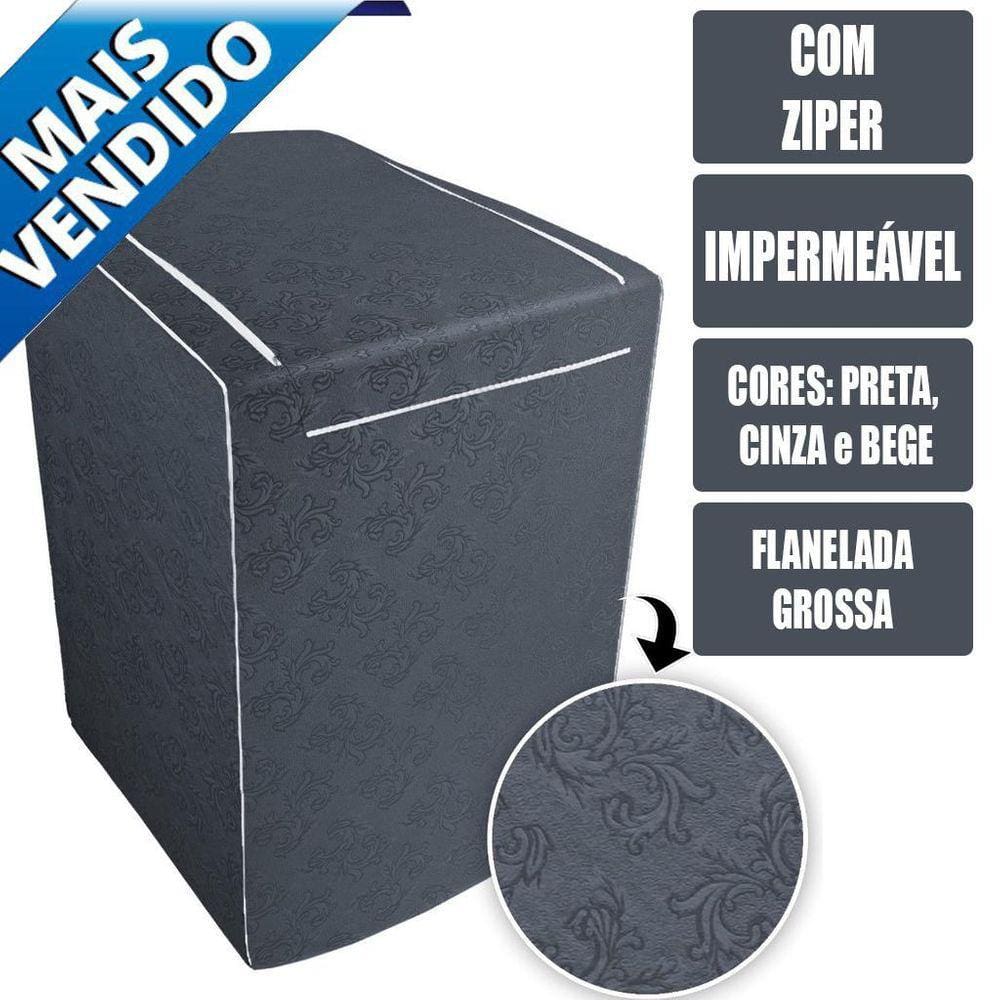 Capa De Maquina Lavar Electrolux Brastemp Consul Até 9Kg