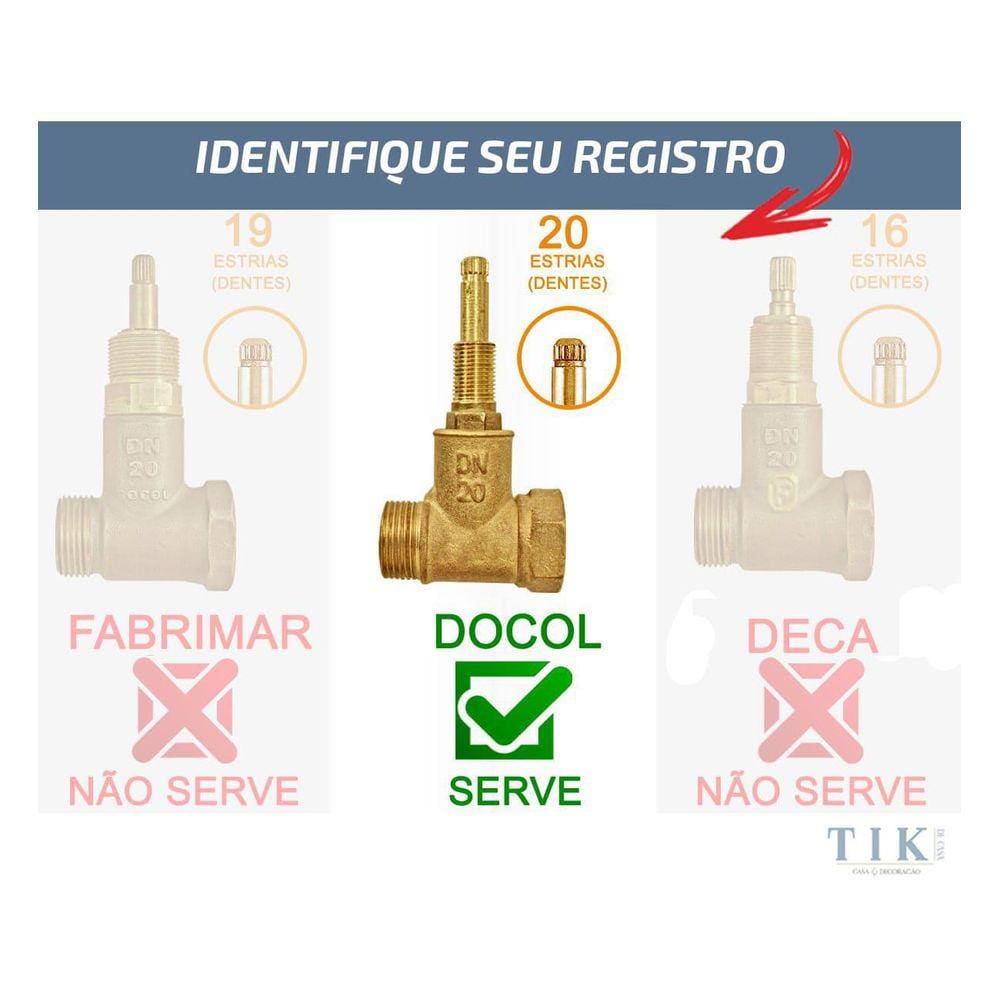 Kit 02 Acabamento C73 Preto Registro Pressão Docol