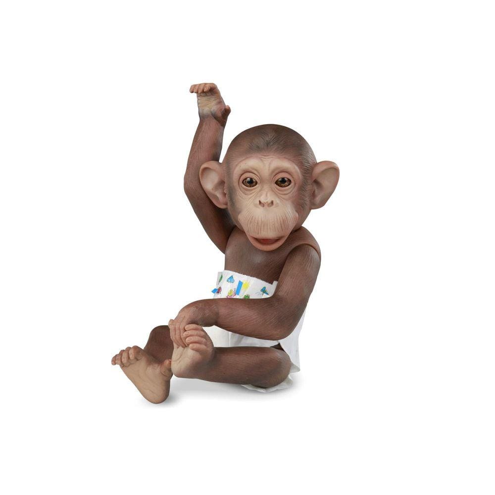 Little Caco - Omgkids Brinquedos - Macaco Chipanzé De Vinil
