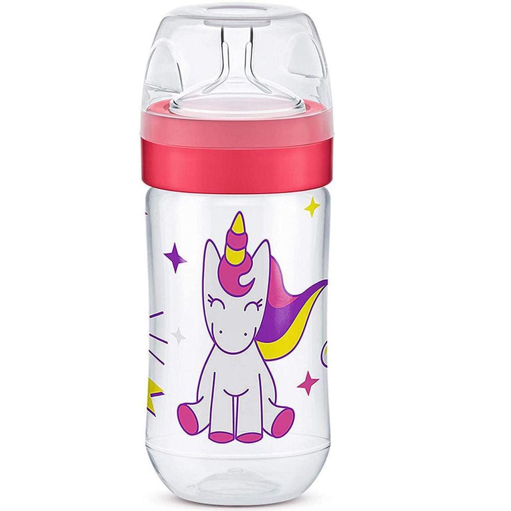 Mamadeira Super Evolution 300Ml +6M Tam.2 -Unicórnio-Lillo