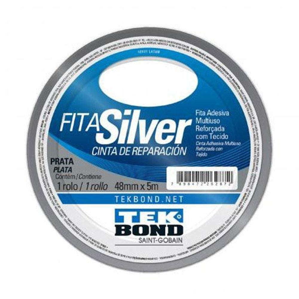 Fita Silver Tape Prata 48Mmx5m