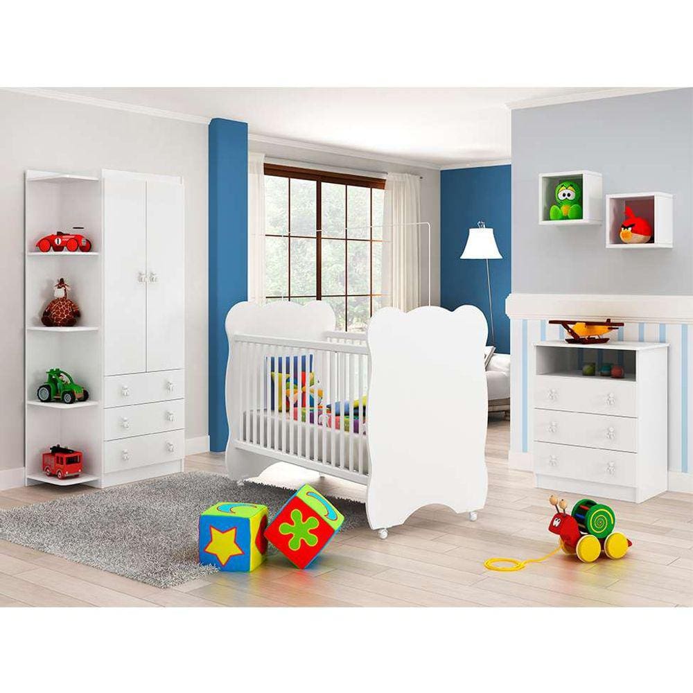 quarto infantil decorado nino ii 2 pt 6 gv branco