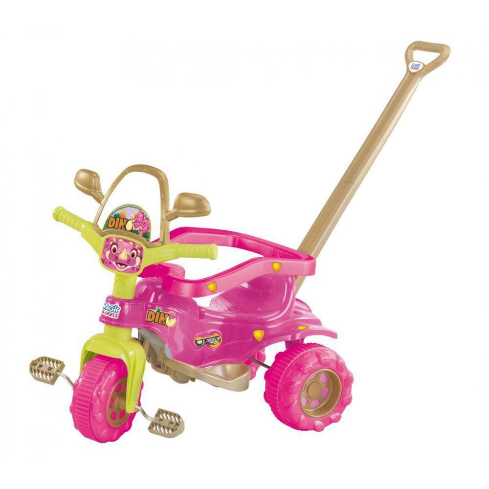 Motoca Tico Tico Dino Rosa Pink