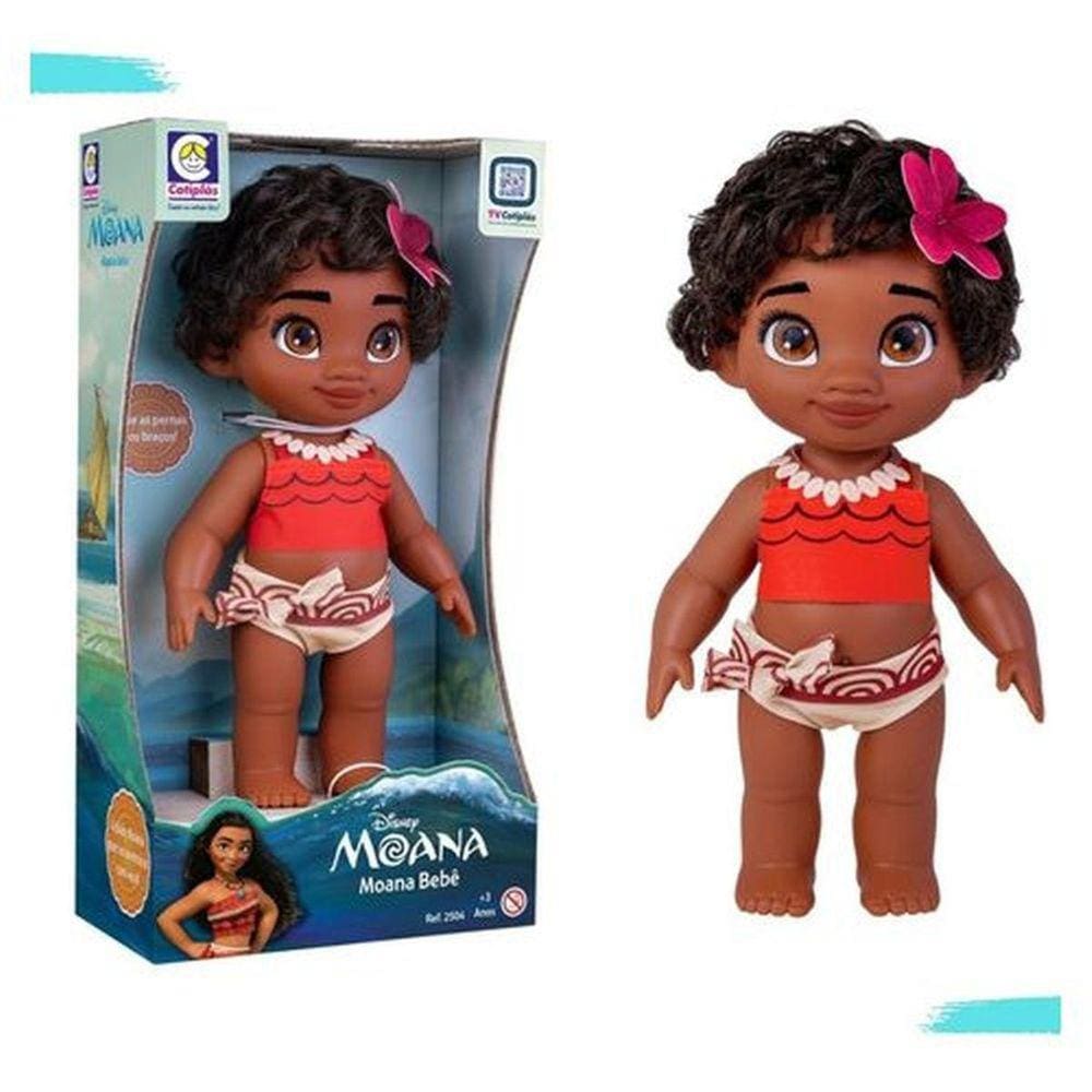 Boneca Moana Baby Princesa Disney 36 cm Cotiplás