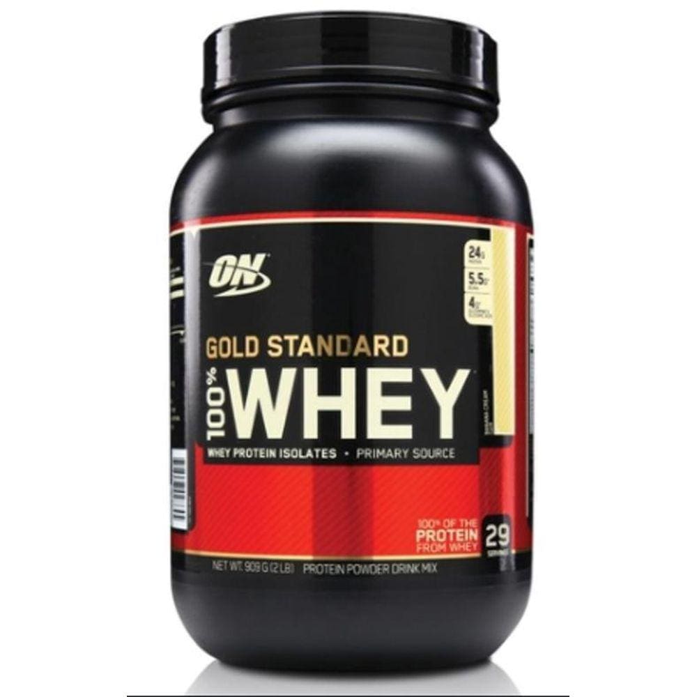 On Whey Gold Standard Baunilha Optimun Nutrition - 907G