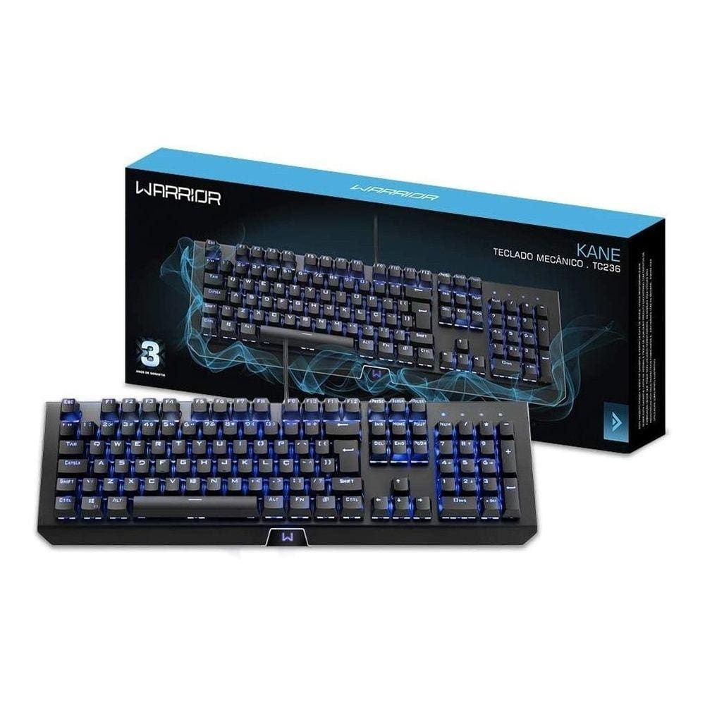 Teclado Gamer Mecânico E Macro Kane Warrior Tc236