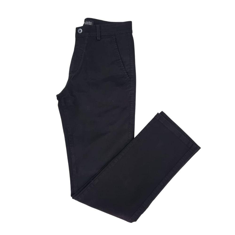 Calça Masculina De Sarja Corte Alfaiataria Algodão Com Elastano 36 Ao 50 Jamer