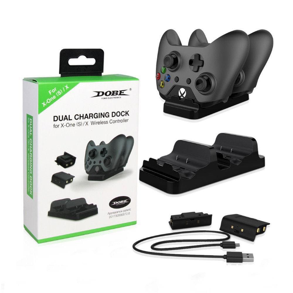 Base Carregadora 2 Controles X-One S X 2 Baterias Dobe