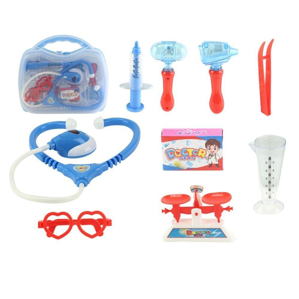 Kit Médico Infantil Maleta com Acessórios Luz e Som - BBR Toys