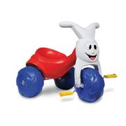 Triciclo Tico Tico Velo Toys Vermelho com Capacete Motoca Infantil