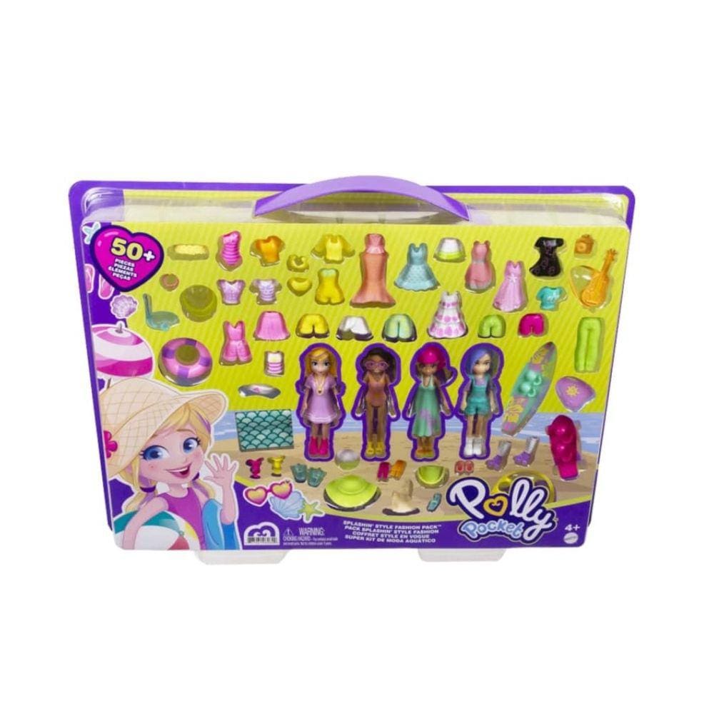 Boneca Polly Super Kit de Moda Aquático GXV25 Mattel