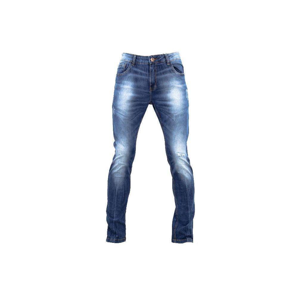 Calça Jeans Rock & Soda Rasgos Azul - Masculino