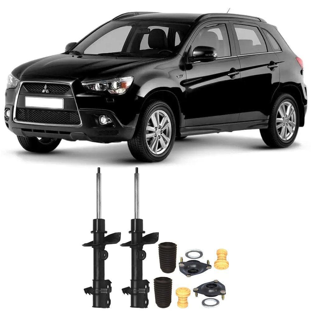 Amortecedor + Kit Batente Mitsubishi ASX Dianteiro 2011 Até 2019 O Par