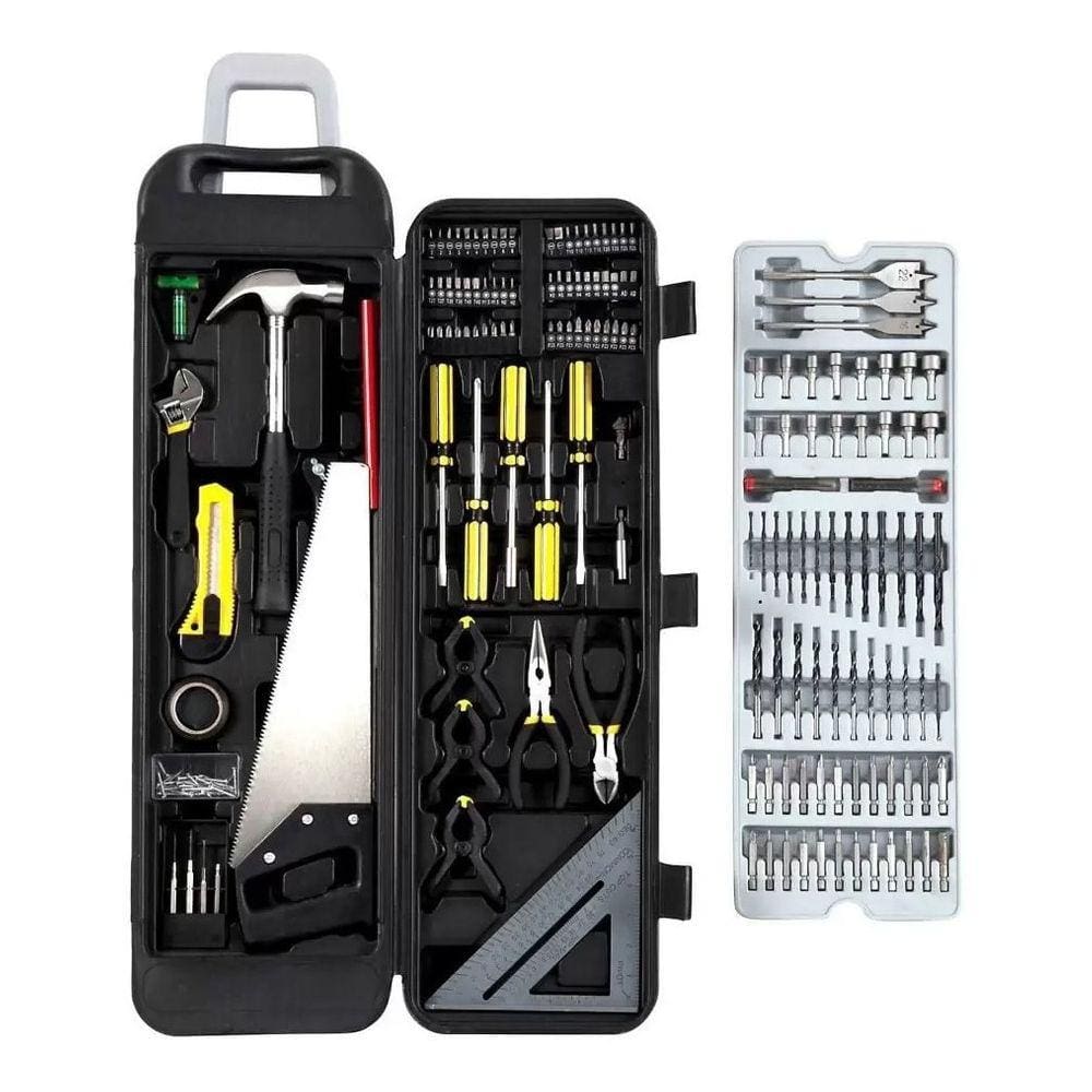 Kit Profissional Maleta Carrinho Jogo Ferramentas 218 Peças