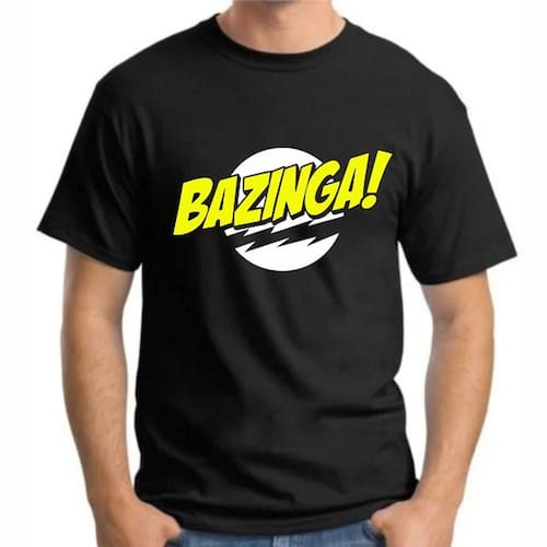 Camiseta Camisa Bazinga The Big Bang Theory Serie