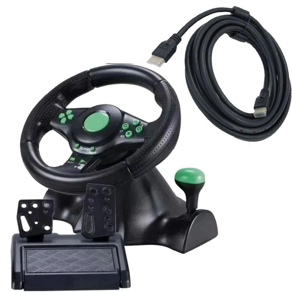 Volante Logitech G27 Driving Force C/ Pedal C/ Câmbio Ps3/Ps4/Ps5