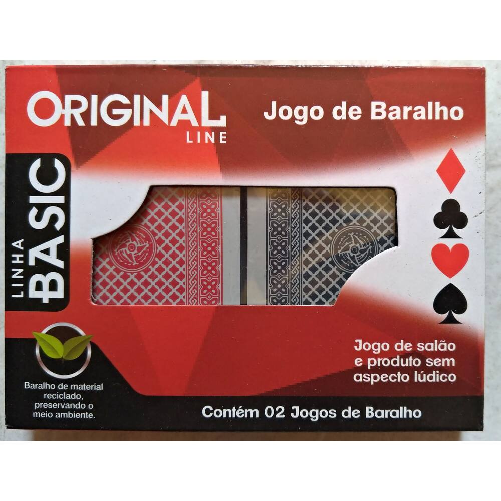 Jogo Baralho Copag 1001 Duplo Naipe Grande Plastificado em