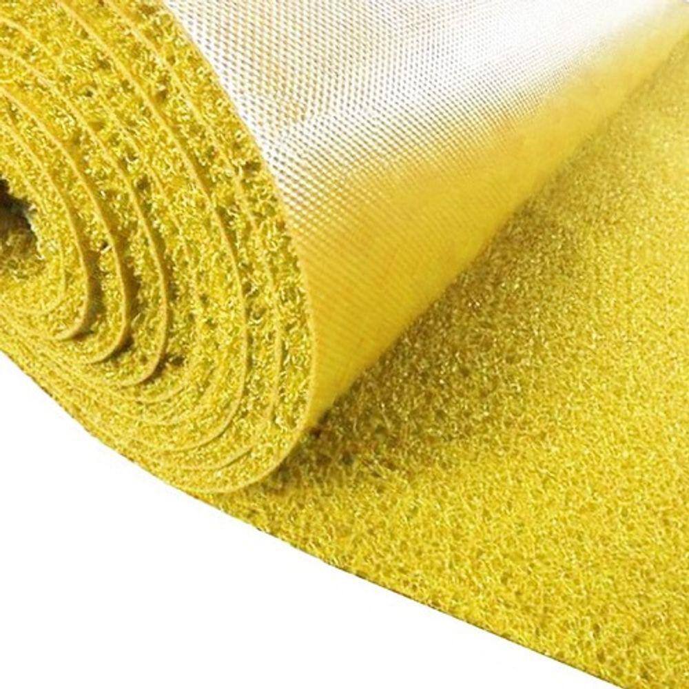 Capacho De Vinil Amarelo Boldor 1,22X9m