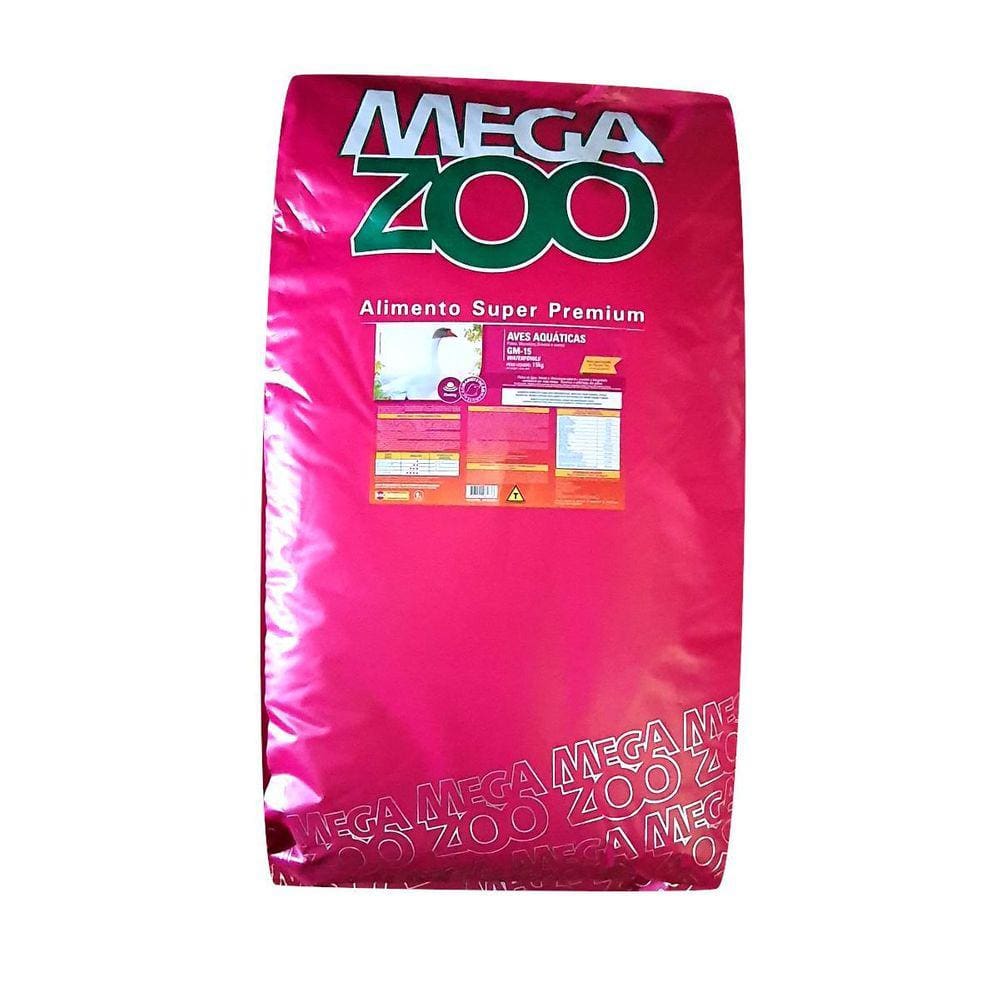 Ração Megazoo Aves Aquáticas Manutenção Gm15 15Kg