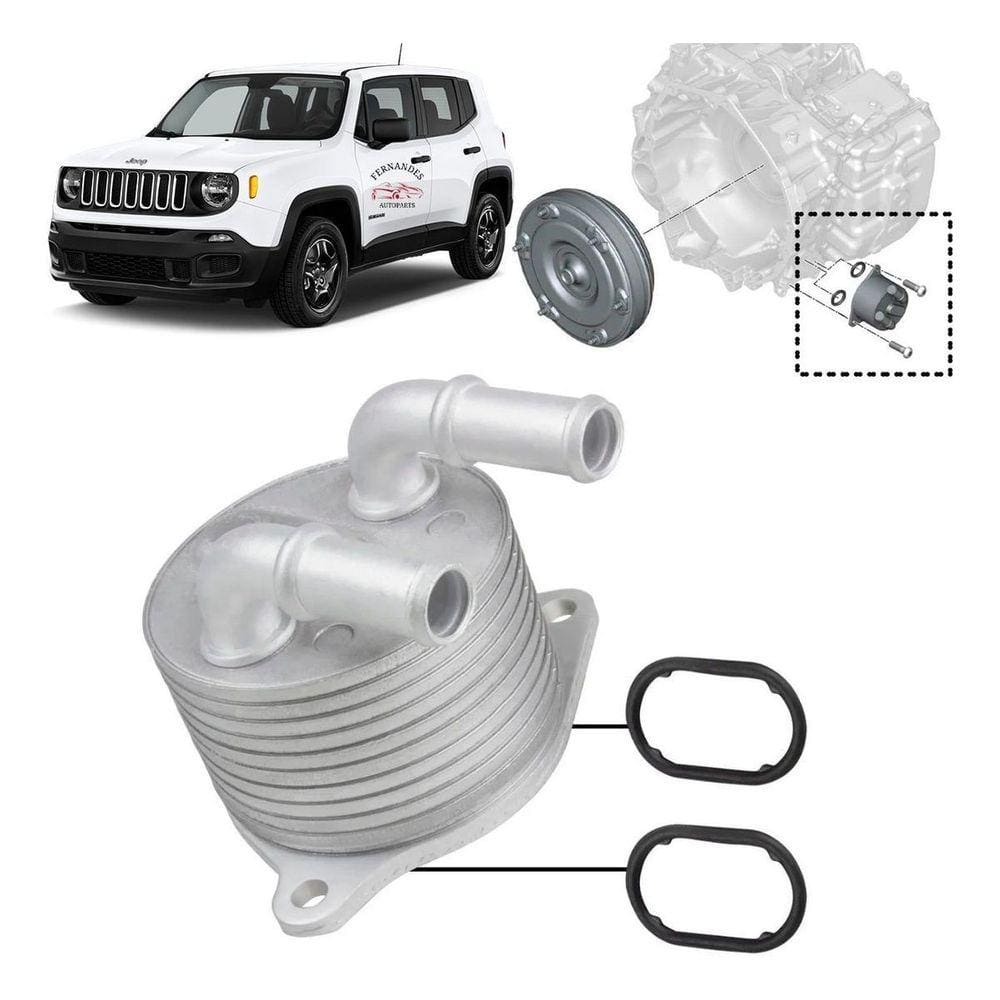 Resfriador Trocador De Calor Câmbio Fiat Toro Jeep Renegade