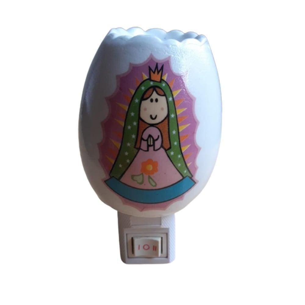 Mini Abajur Luminária De Tomada Bivolt 2 Estágios Difusor