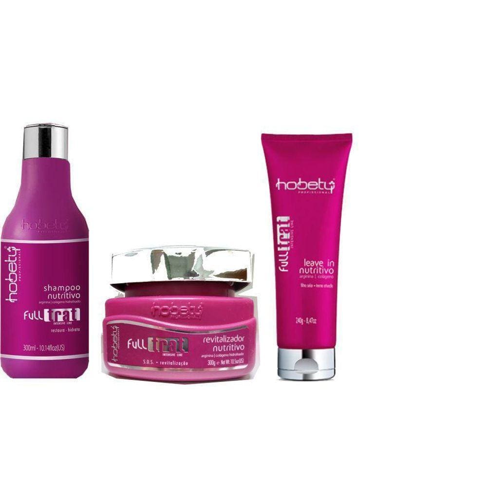 Hobety Kit Full Trat Revitalizador 3 Itens- Nutrição