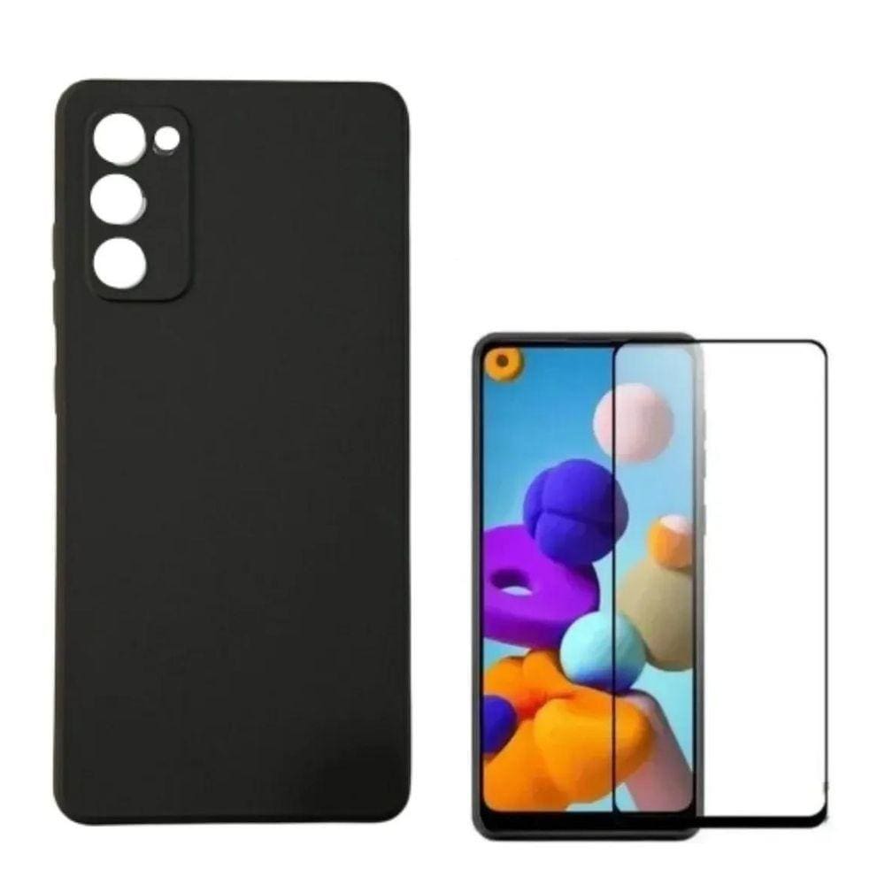 Capa Capinha Case S20 Fe + Película 3D Para Samsung S20Fe