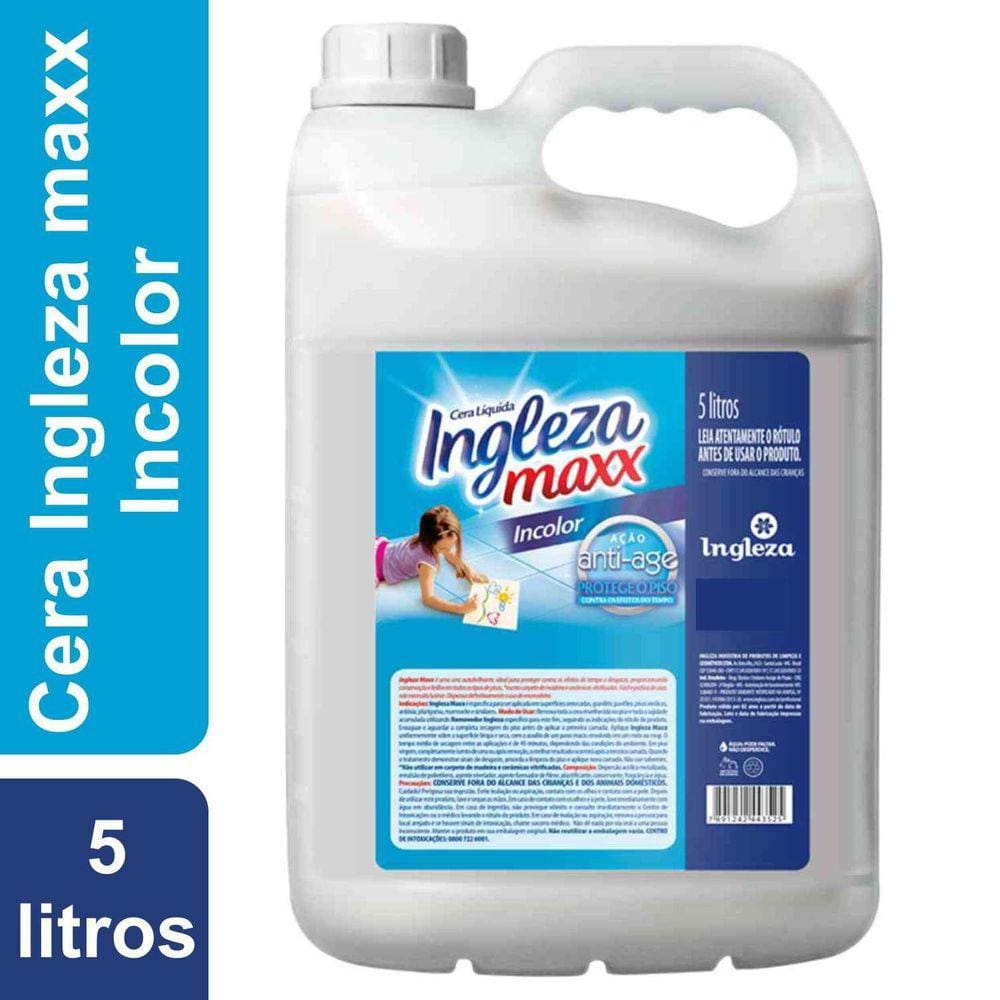 Cera Liquida Ingleza Maxx 5Lt Incolor