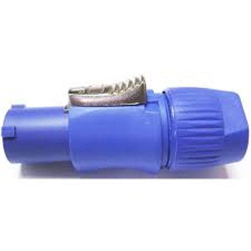 Kit 50 Conectores Powercon Macho Azul