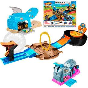 Pista Mattel Hot Wheels Desafio Looping Épico Brilha No Escuro Monster  Trucks