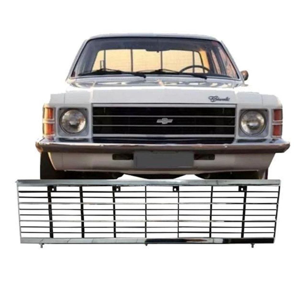 Grade Frontal Do Radiador Opala E Caravan 1975 Até 1979