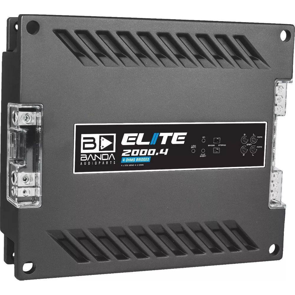 Módulo Banda Elite 2000.4 2000 Wrms 2 Ohms 4 Canais Estéreo